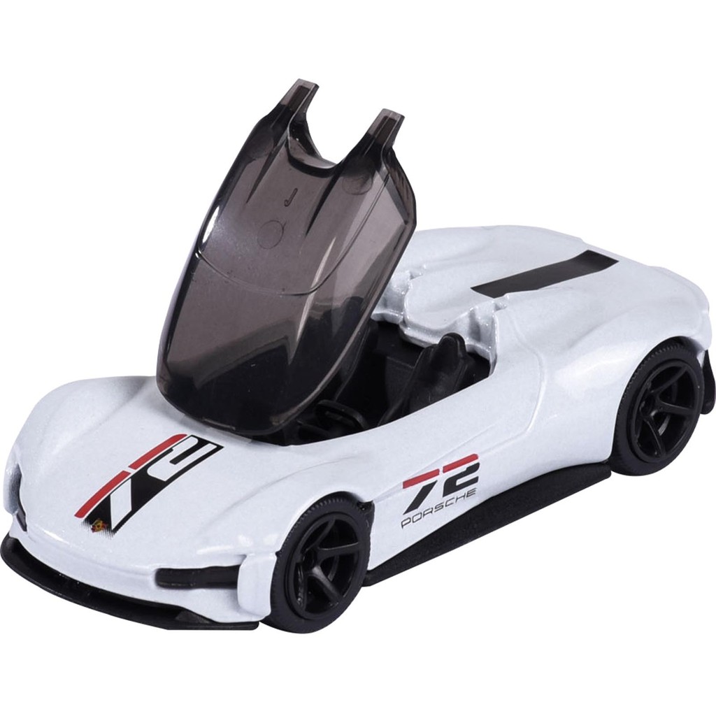 Miniatura - 1:64 - Porsche Vison Car Gran Turismo Cinza - Porsche Deluxe - Majorette 8502101001