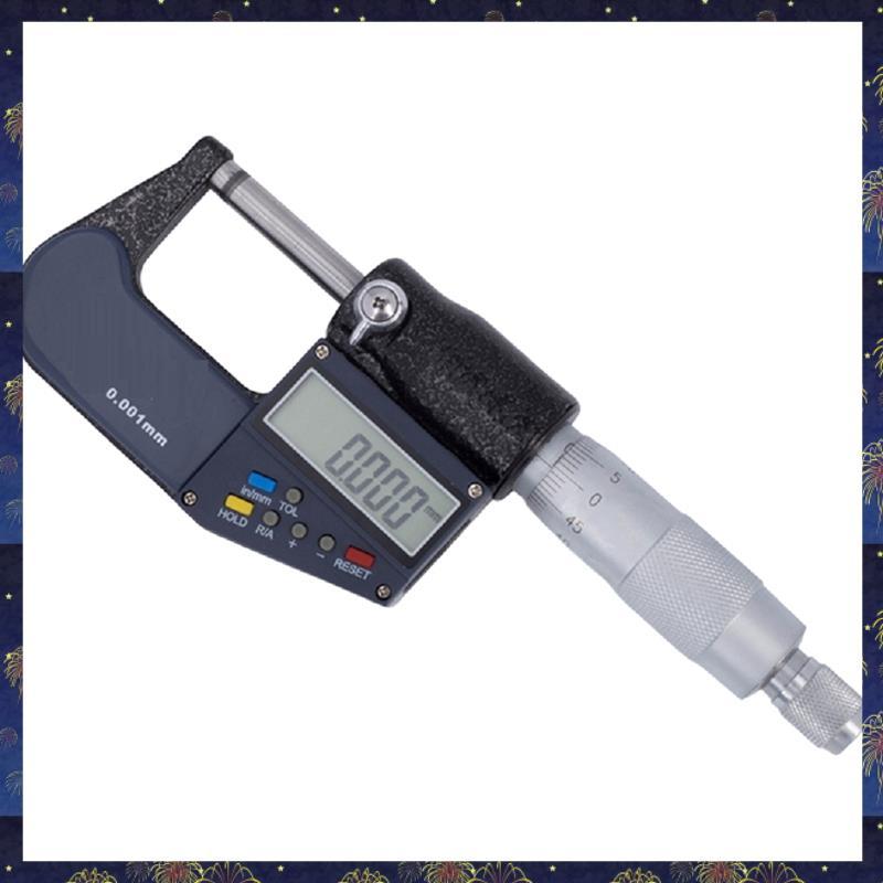 Micrômetro Digital 0.001mm , Medidor De Pinça Cromado , Ferramentas De Medição , Saída De Dados , 0-25mm