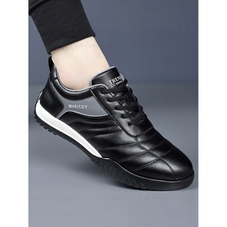 2026 novo estilo masculino esportes sapatos casuais tênis britânico All-Match rendas Wenzhou sapatos da moda leve couro 