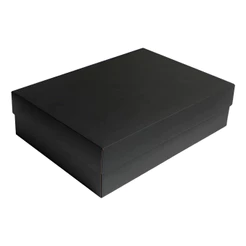 Caixa De Presente 35x24x10 Preta Premium Gift Box Com tampa Formatura Organizadora