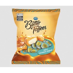 Bala Mastigável Butter Toffees Caramelo Salgado Arcor 400g