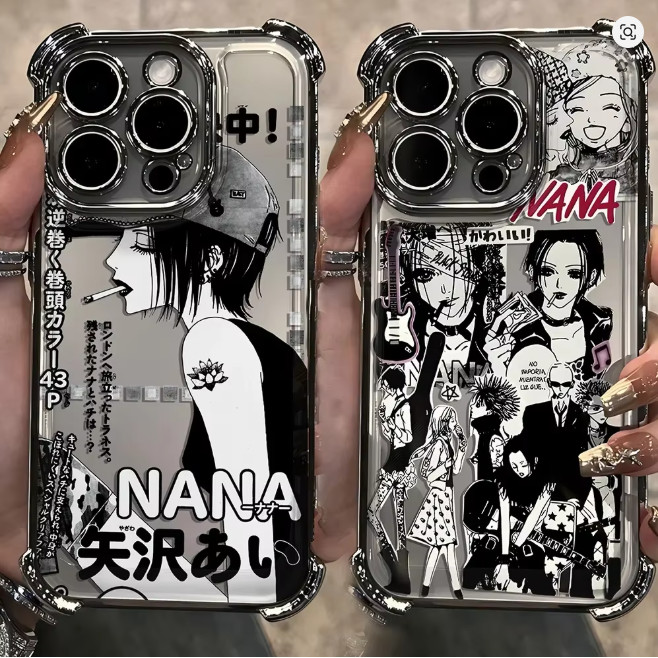 Anime Linha Chapeamento Legal Nana Osaki Capa Para Samsung Galaxy A57 A37 A27 A07 A55 A35 A36 A54 A15 A16 A33 A73 Escudo