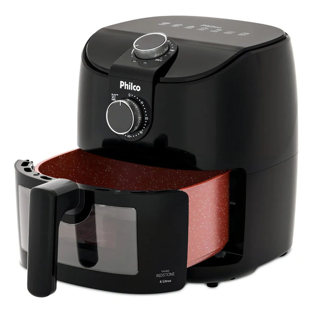 Air Fryer Philco PAF40A 4L 1500W 220V Preta - REEMBALADO