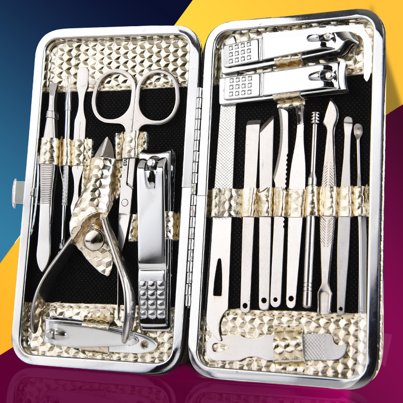 Conjunto de cortador de unhas doméstico, aço inoxidável, cortador de unhas, Pedicure, ferramenta útil, colheita de orelh