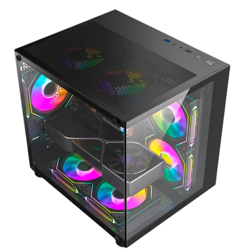 Computador Cpu Gamer AMD Ryzen 5 3400G, Memória Ram 16GB DDR4, SSD 1TB NVME, Pla