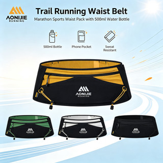 AONIJIE W8141 Cinto De Corrida Com Pacote De Hidratação De Garrafa De Água De 500ml Para Esportes De Trilha De Maratona