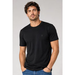 Camiseta Masculina Premium Algodão Polo Wear Preto