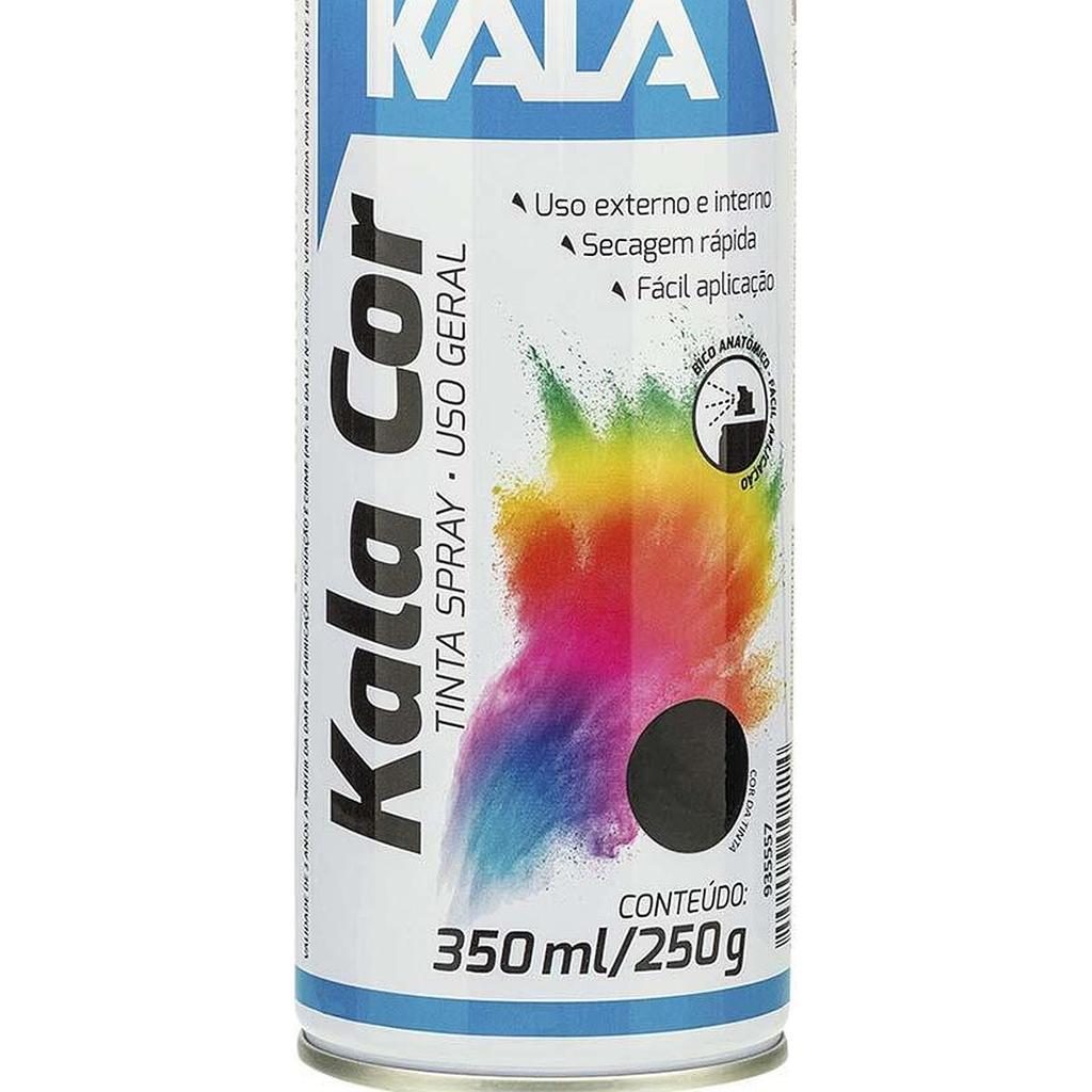 Tinta Spray 350Ml Brilhante Uso Geral Kala — imagem 2 de 2