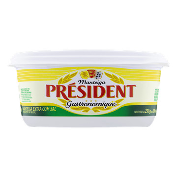 Manteiga Extra com Sal Président
