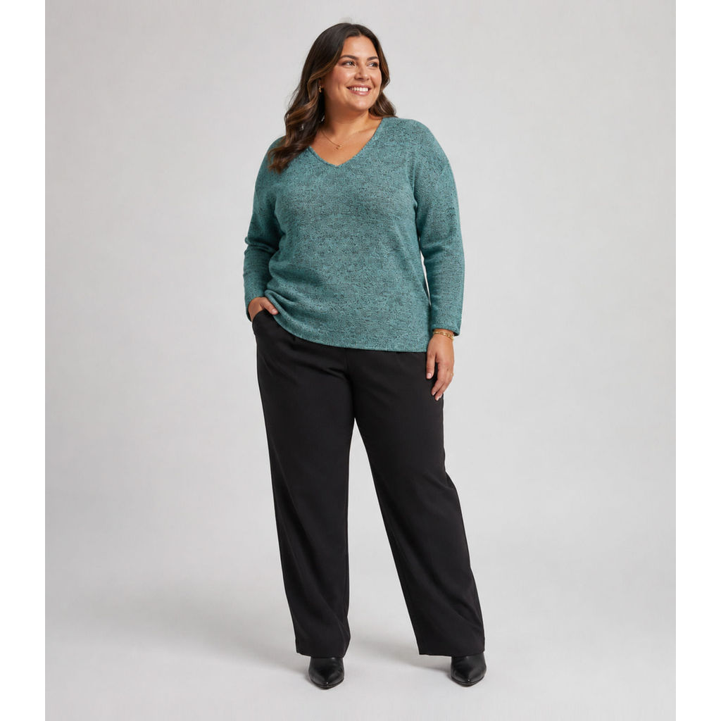 Blusa Feminina Plus Infinita Cor Verde