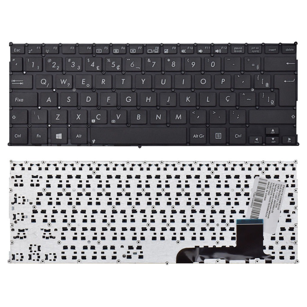 Teclado para Notebook Asus Vivobook X201-X201E S200E X202E Q200 Q200E