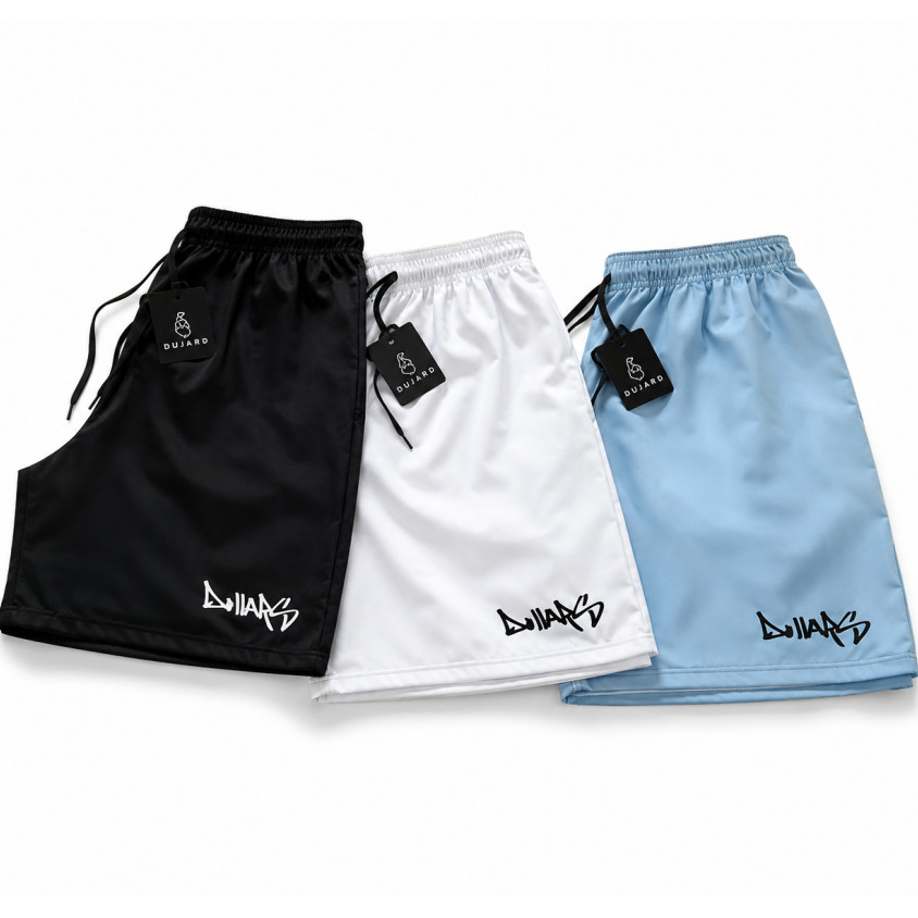 Kit 3 Shorts Bermuda Tactel Masculino Elastano Praia Verão Academia Skate Confortável Oferta Premium