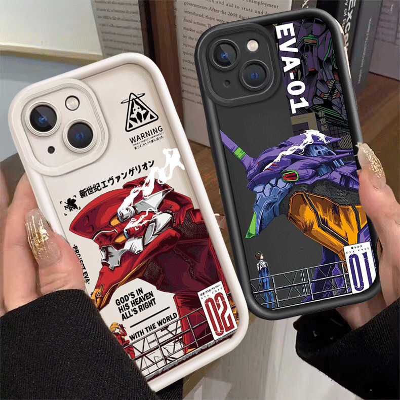 Capa EVA Evangelion Para Samsung A57 A56 A55 A17 A07 A16 A15 A27 A54 A06 A35 A23 A14 A53 A13 A12 A25 A36 A73 A34 5G Maci