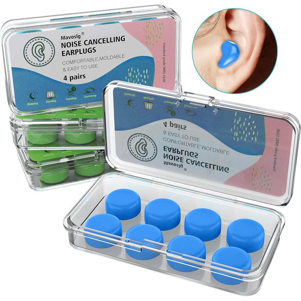 Protetores auriculares para natação - Protetores auriculares para dormir - Protetores auriculares de silicone