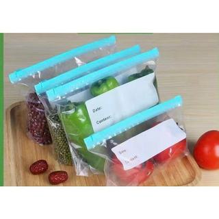 Kit 20 Sacos Herméticos Para Armazenar Alimentos Reutilizável Congelador