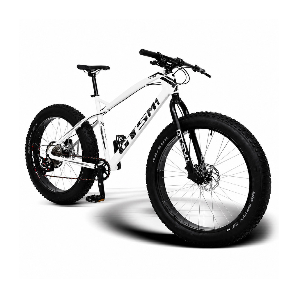 Bicicleta 26 GTS M1 Fat Bike Freio Hidráulico 7v TSI I-Vtec FAT
