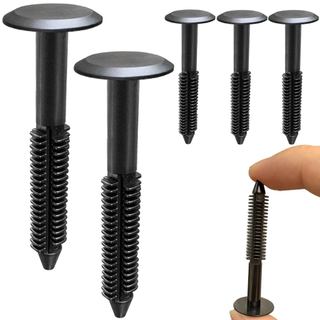 30 Peças de Fixadores para Persiana, Parafusos para Persiana, Parafusos Pretos para com Tampas, Persianas Exter