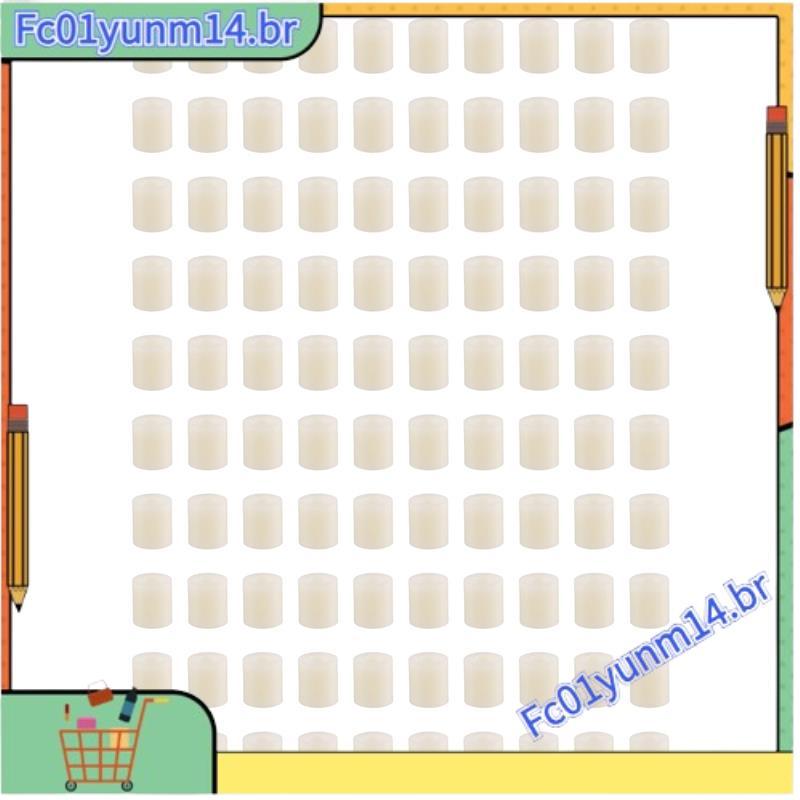 7mm X 3.2mm X 8mm Nylon Stand Off LED PCB Espaçador Suporte 100 Pcs