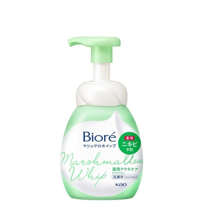 Sabonete Facial Bioré Marshmallow Whip Acne Care Espuma de Limpeza 150ml