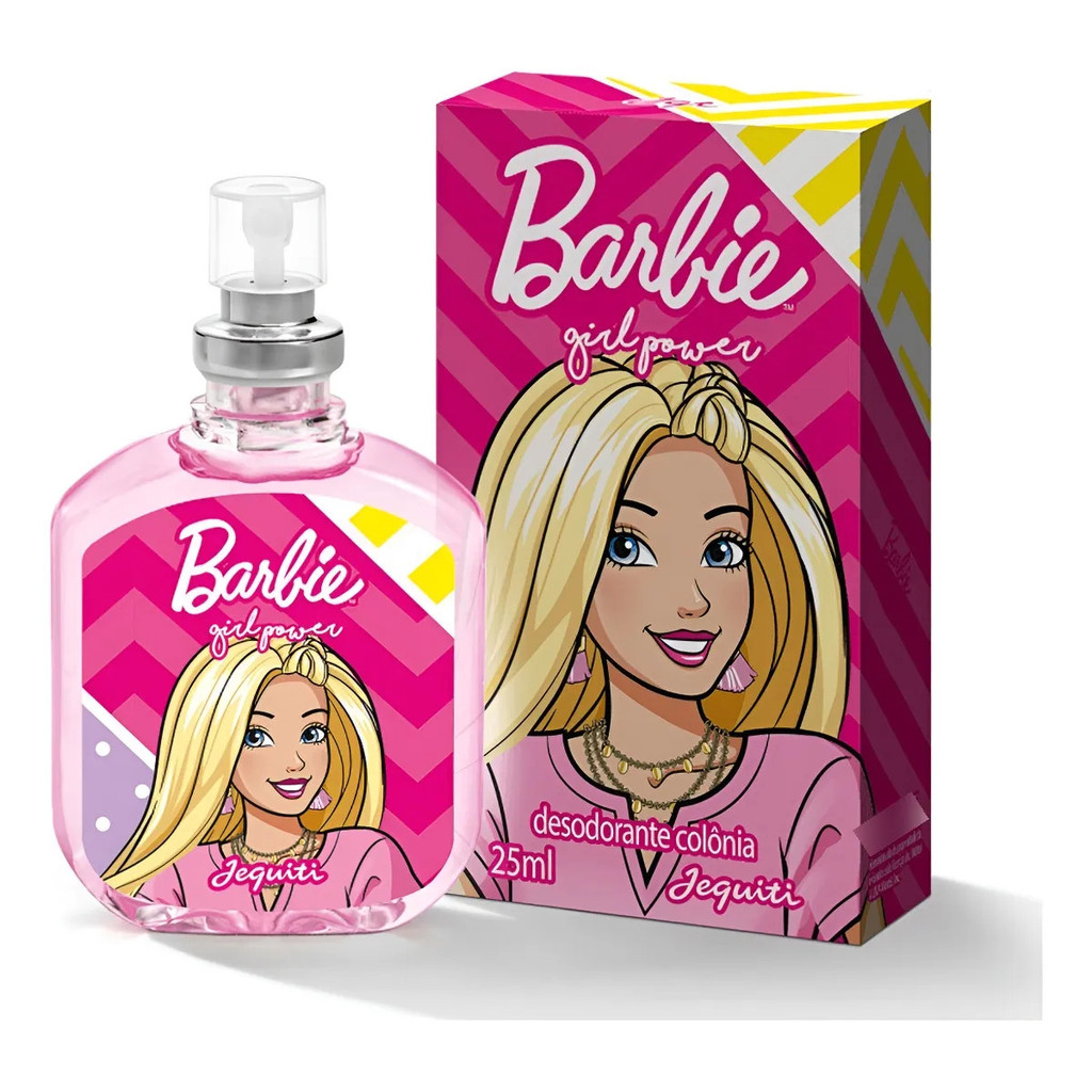 Colônia Barbie Girl Power Jequiti 25ml Frutal Doce Original