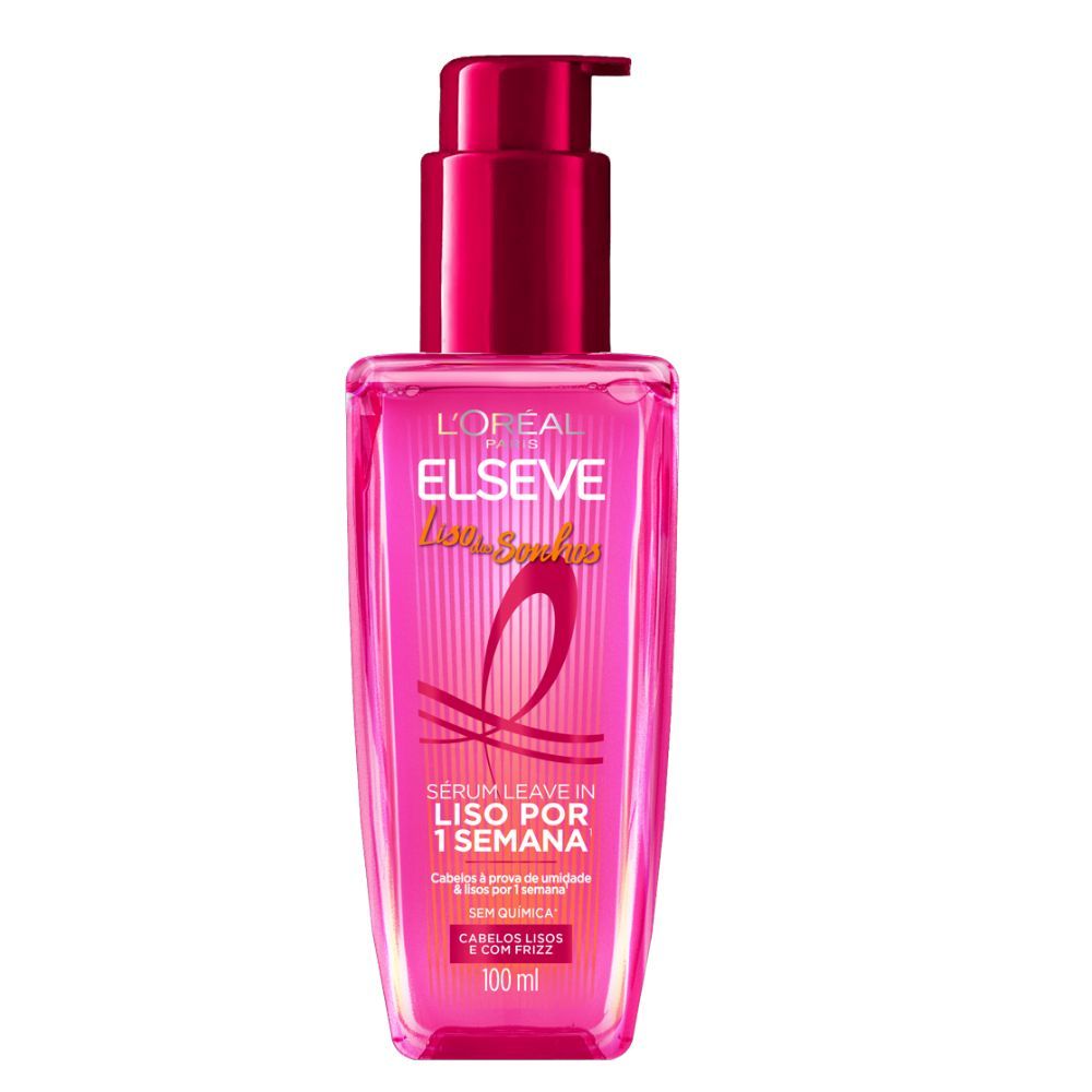 Imagem Sérum Leave In Elseve Liso dos Sonhos Lisos Por 1 Semana 100ml