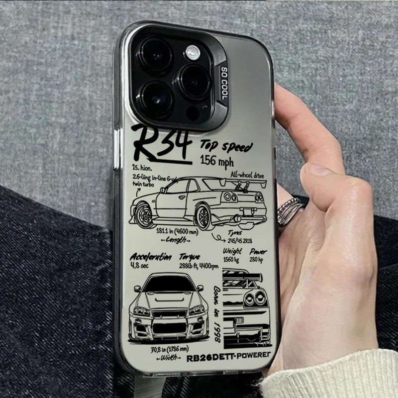 Capa De Telefone Para Desenho De Carro Esportivo , Samsung Galaxy A15 A12 A55 A06 A13 A05 A56 A36 A16 A14 A26 A35 A34
