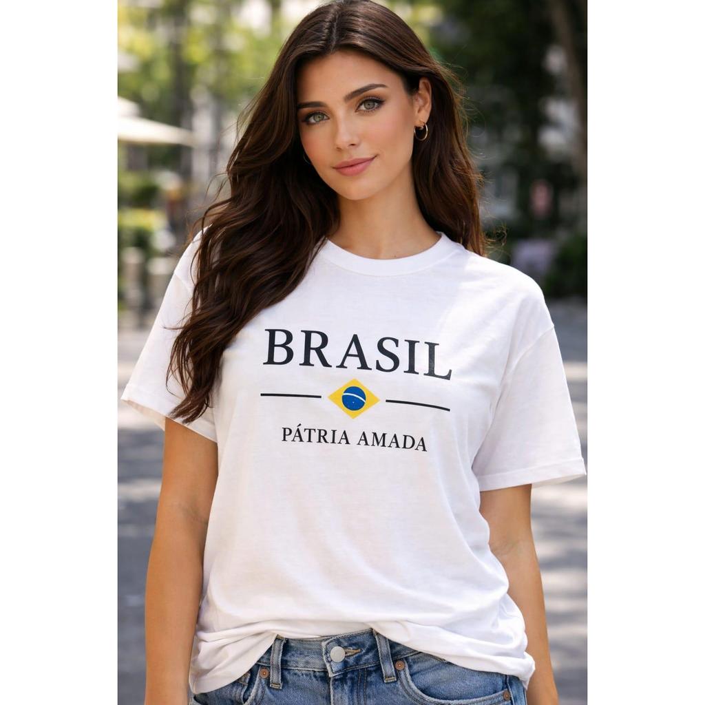 Camiseta do Brasil Seleção Brasileira Torcida Torcedor Copa Do Mundo