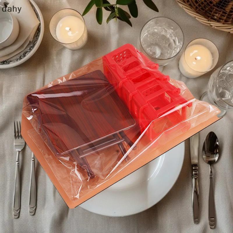 [dahy] 1/12 Casa De Bonecas Simulação Cadeiras De Mesa Modelo Conjunto Mini Móveis Decoração Acessórios Fingir Jogar Bri