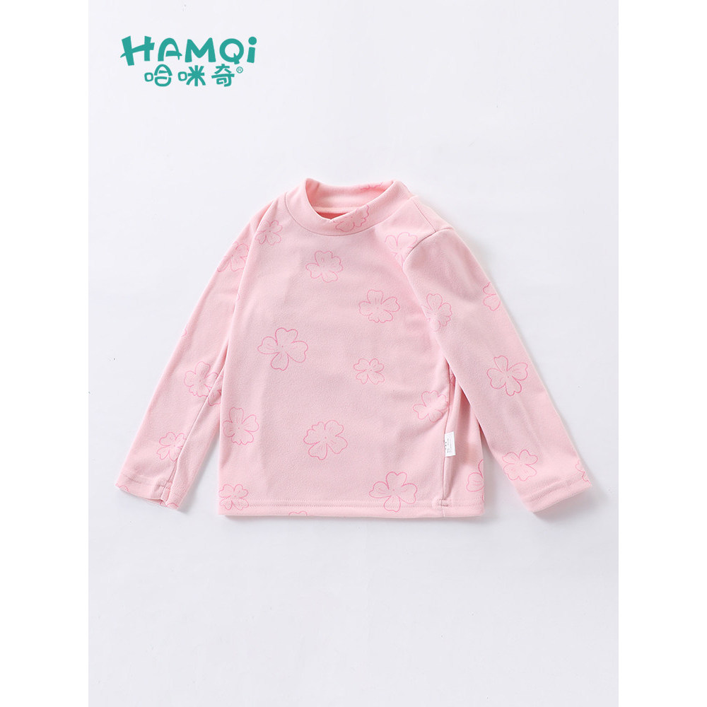 Meninas de manga comprida camiseta primavera outono novo estilo bebê médio pequeno crianças moda simples camisa de fundo