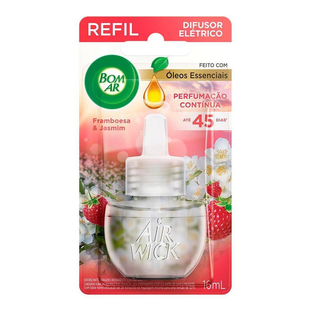 Refil para Difusor Elétrico Bom Ar Framboesa e Jasmim 16ml
