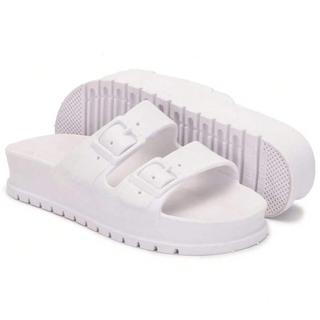 SANDÁLIA PAPETE BIRKEN ALTA FEMININO CHINELO TAMANCO SLIDE CONFORTÁVEL MACIO LEVE DUAS FIVELAS MODERNA confortavel jp