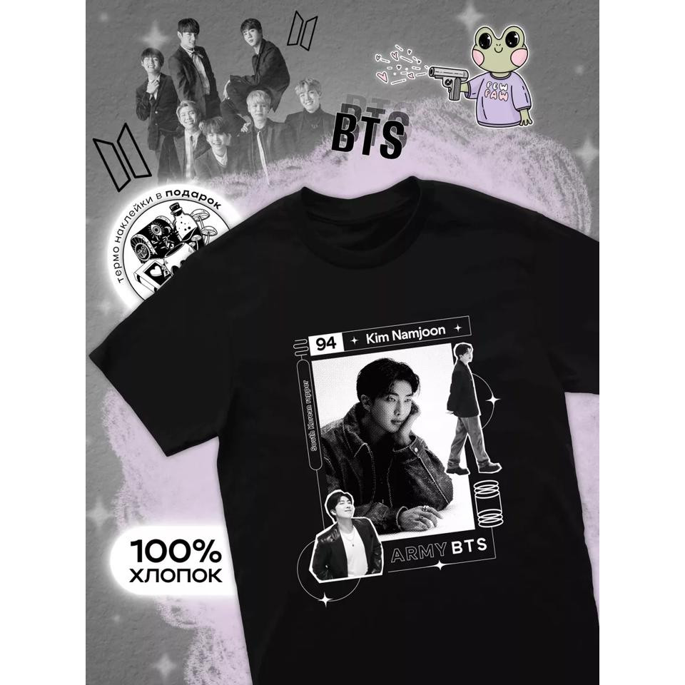 Camiseta Feminina Estampa BTS Moderna Confortável Estilosa Moda Feminina Tendência