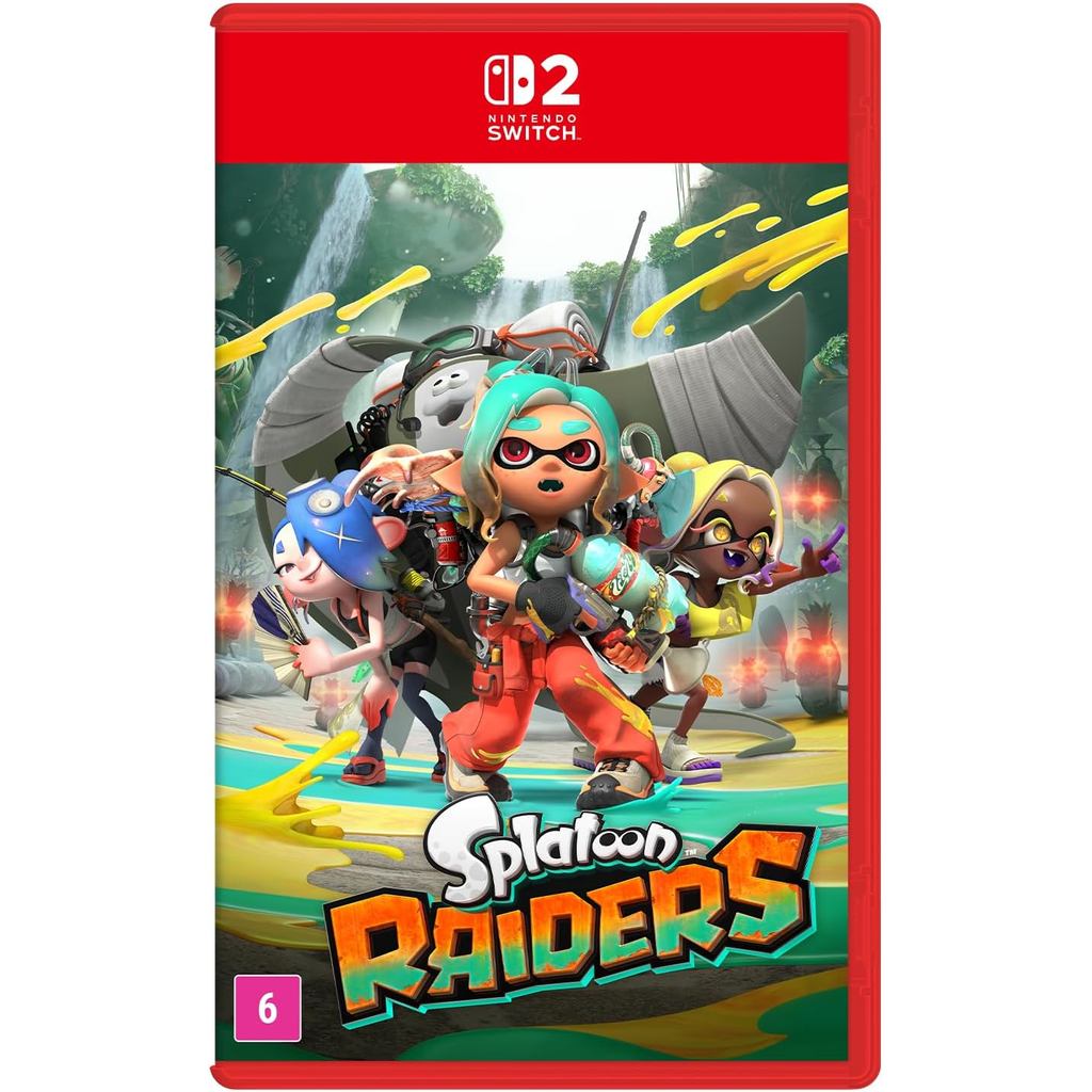 Splatoon Raiders Switch 2 BR Midia Fisica