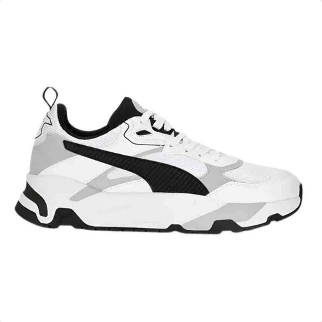 Tênis Casual Masculino Puma Trinity Liso Leve Confortável Dia a Dia Versátil Moderno