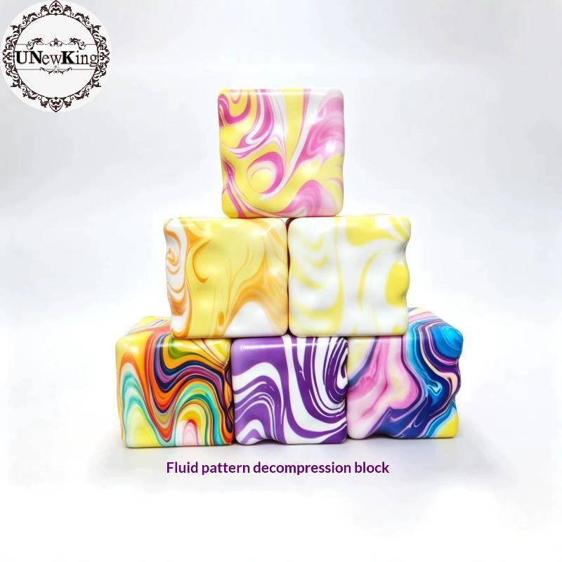 UNewKing Fidget Squeeze Brinquedos Em Forma De Queijo Colorido Recuperação Lenta Não-Tóxico Alívio Do Estresse Brinquedo