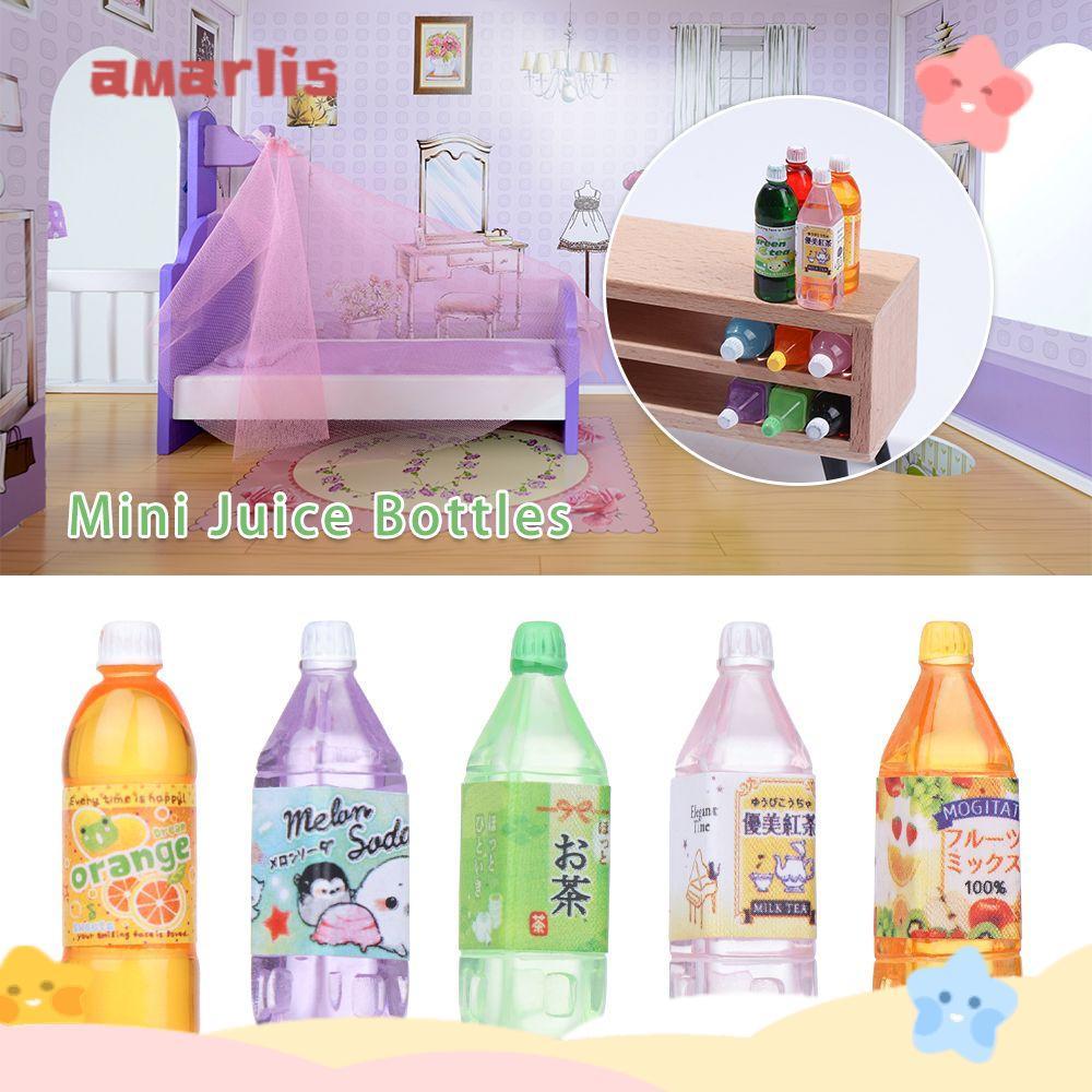 AMARLIS Casa De Bonecas Em Miniatura Comida Crianças Brinquedos Acessórios ob11 Modelo Adereços Simulação Bebidas