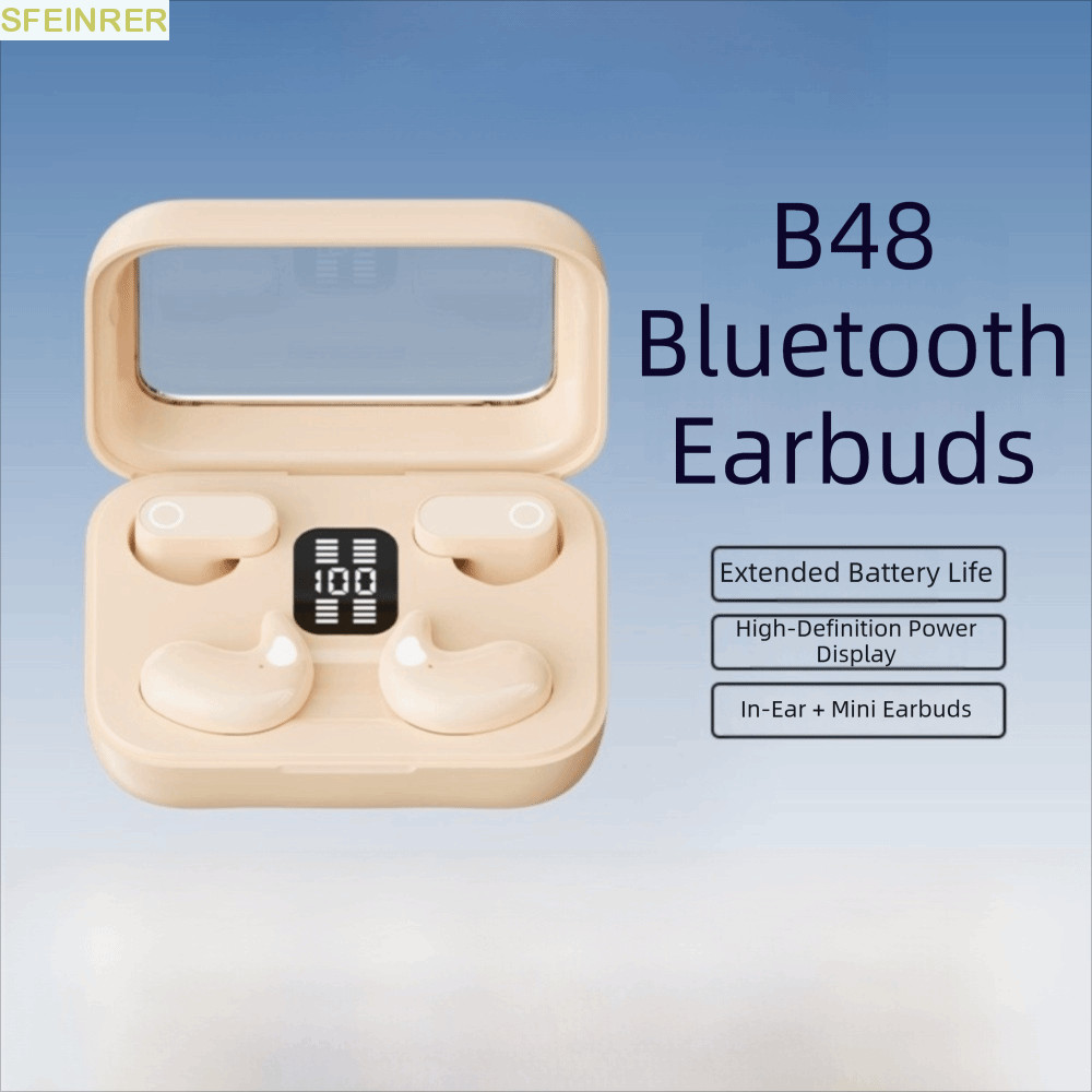 Fones De Ouvido Intra-Auriculares SFEINRER , Bluetooth Sem Fio Com Cancelamento De Ruído Estéreo HiFi