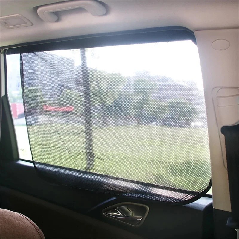 Protetor Solar Magnético Para Carro , Proteção UV , Cortina Janela , Lateral , Malha , Viseira De Verão , Filme