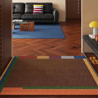 [Novo produto] tapete de lã circular, porta de entrada, tapete doméstico, resistente à sujeira, antiderrapante, resisten