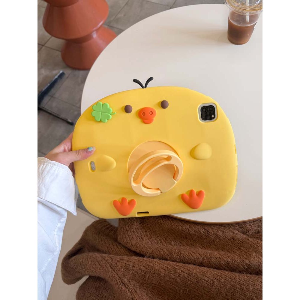 Capa Protetora De silicone De Pato De Desenho Animado Criativo Compatível Com iP