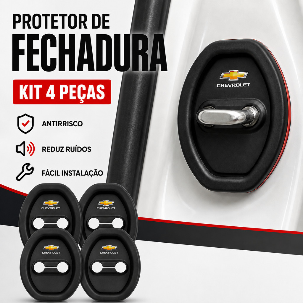Conjunto De Capa Protetora De Fivela De Fechadura De Porta Chevrolet , 4 Unidades , Para Celta Classic Agile Sonic Astra