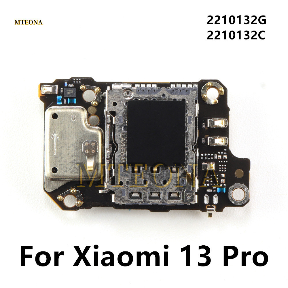 Para Xiaomi 13 Pro Leitor De Cartão SIM Soquete Bandeja Slot Microfone Sinal Ant