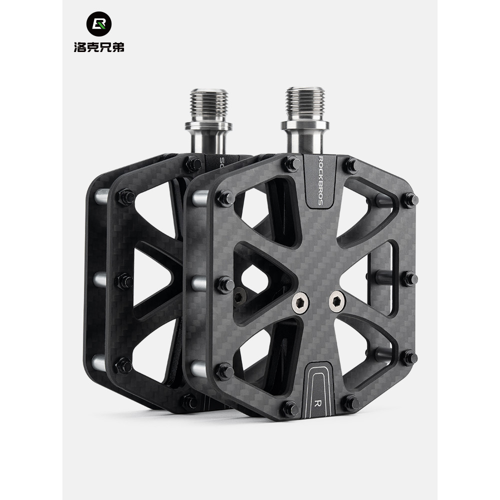 Rock irmãos pedal de bicicleta de fibra de carbono bicicleta de estrada Mountain bike rolamento pedal antiderrapante