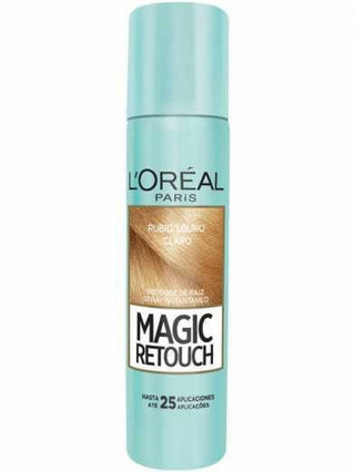Spray Retoque de Raiz Louro Claro 75ml LOréal Paris Magic Retouch Cobertura Temporária