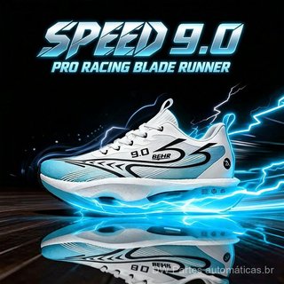 Tênis de corrida infantis de outono, esportivos com placa de carbono, de basquete com…