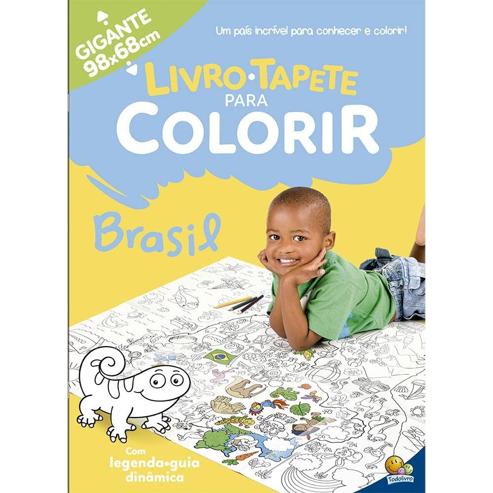 Livro‐Tapete para Colorir: Brasil - Todolivro