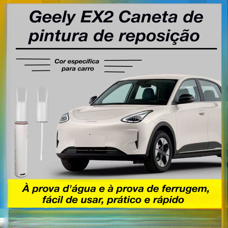 Caneta de reparo Geely EX2, usada para reparar arranhões, tinta original em várias cores.