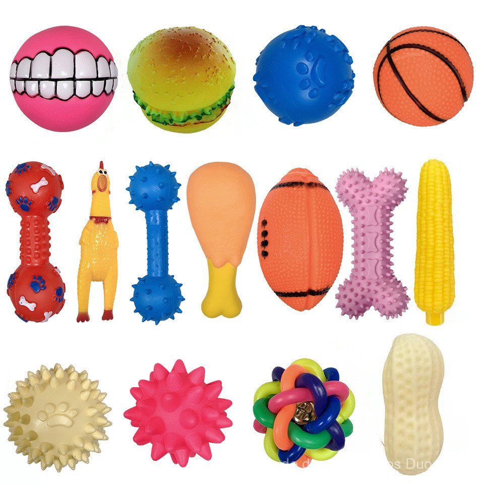 Brinquedos para cães, brinquedos sonoros para animais de estimação, brinquedos duráveis para mastigar para filhotes e cã