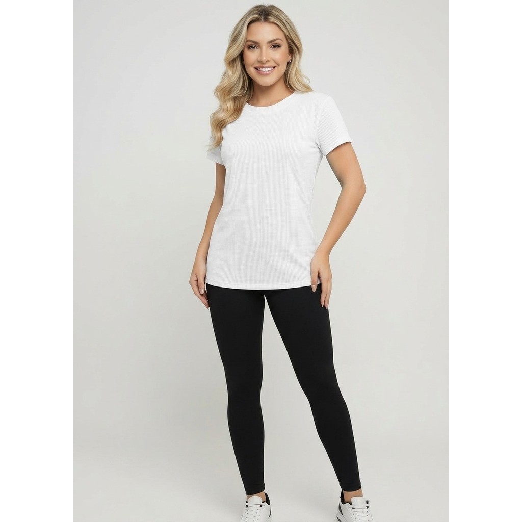 blusa feminina para ginastica exercicio academia absorvição manga curta pratico