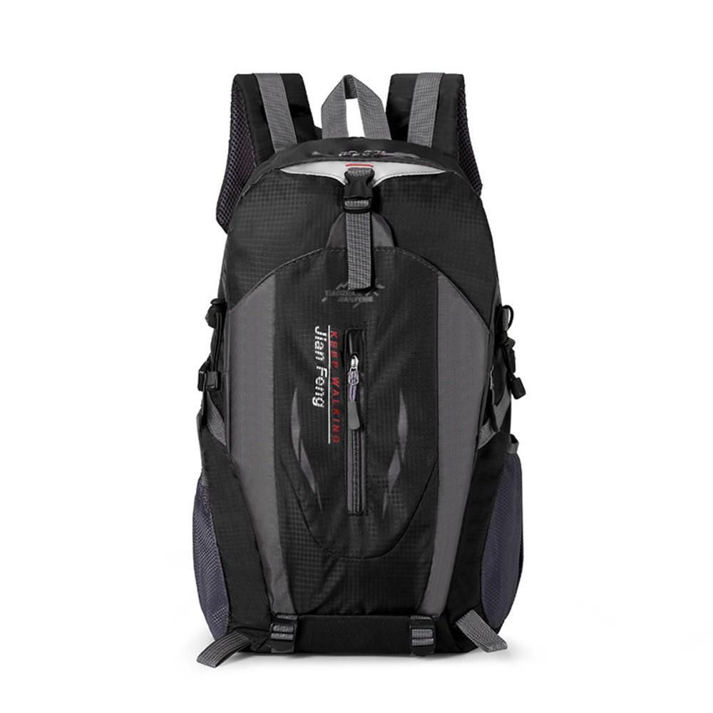 Mochila para Notebook até 15,6" Nylon Impermeável Viagem Trilha Camping Preta — imagem 2 de 2